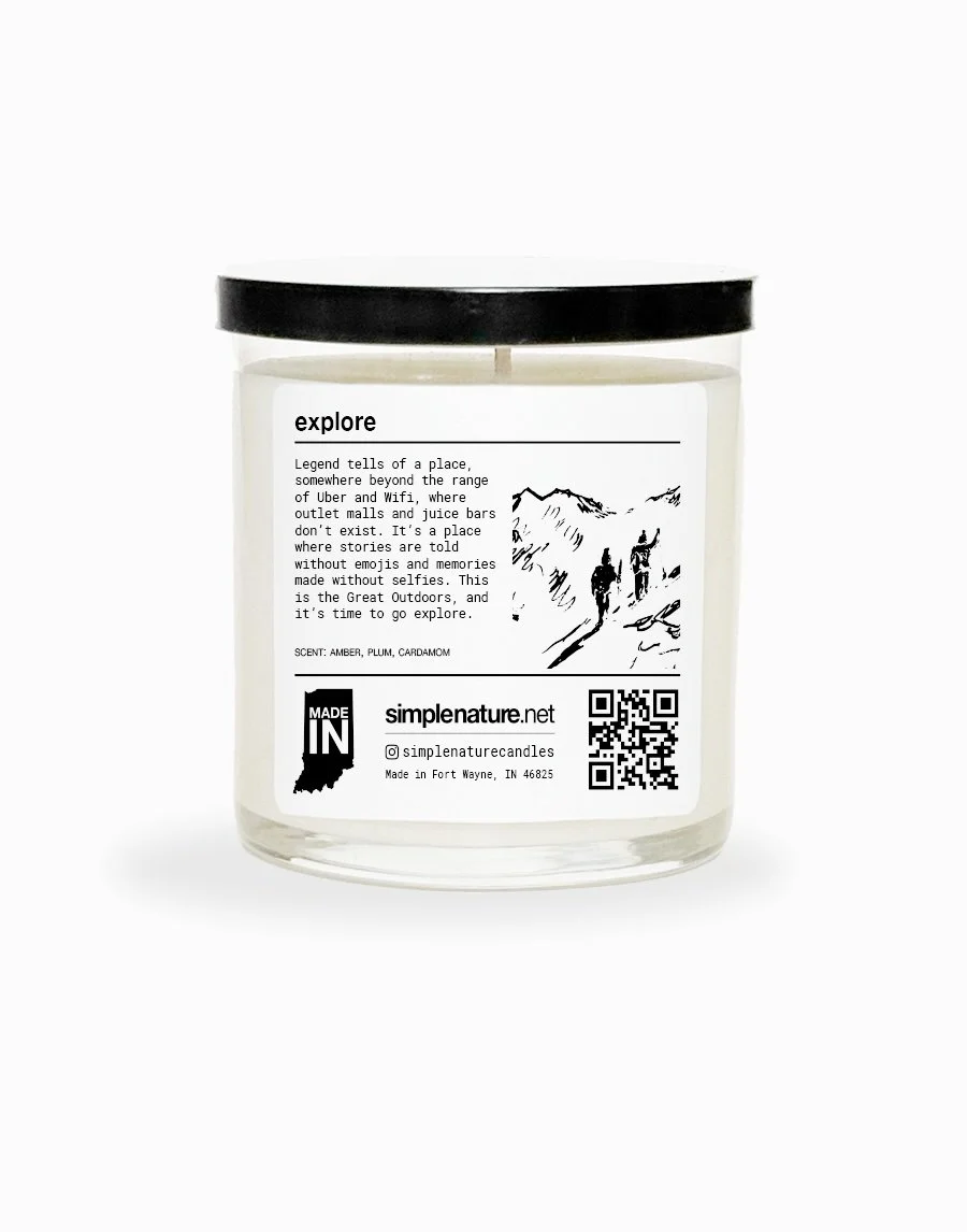 Emerald Isle Soy Wax Candle — simple nature candles